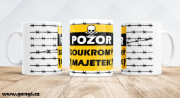 Hrnek 330 ml - Pozor soukromý majetek